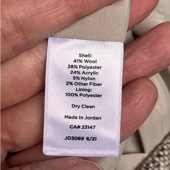 Talbots Women's Brown Tweed Button Front Mini Skirt Size 4. NEW - Picture 7 of 7